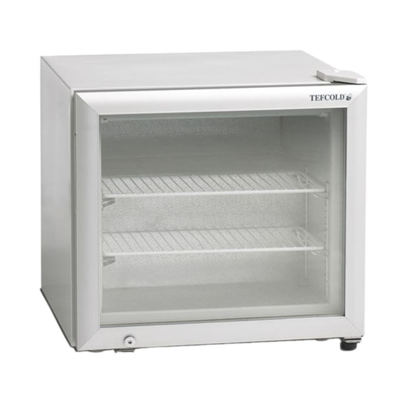 Table Top Freezer White 1 Glass Door - 48 L | TEFCOLD Table Top Freezer White 1 Glass Door - 48 L | TEFCOLD