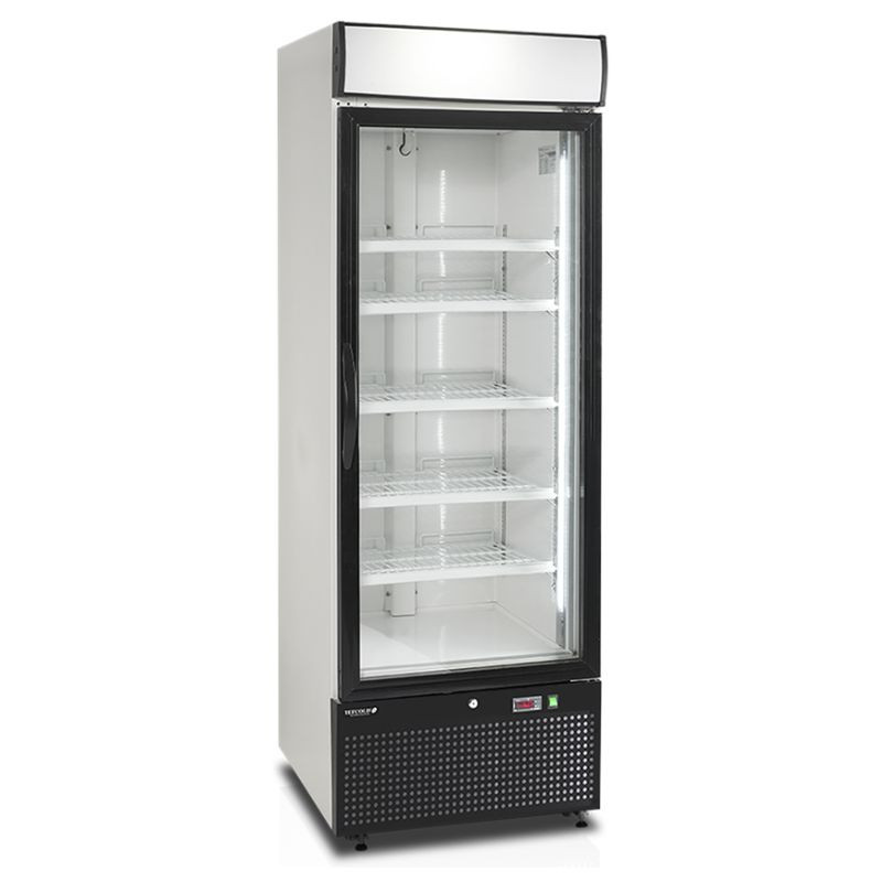 Vertikale Gefriertruhe weiß - 1 Glastür - 412L - TEFCOLD Vertikale Gefriertruhe weiß - 1 Glastür - 412L - TEFCOLD