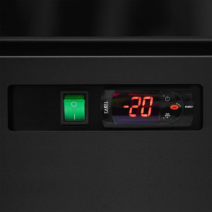 Schwarzer Gefrierschrank - 3 Glastüren - 1090 L | TEFCOLD Atom Maxi