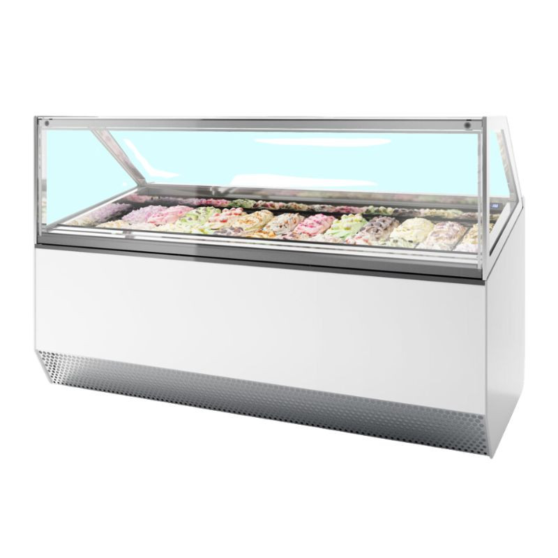 Geventileerde Vitrine met Rechte Voorzijde - Tefcold Millennium ST24 | Fourniresto Geventileerde Vitrine met Rechte Voorzijde - Tefcold Millennium ST24 | Fourniresto