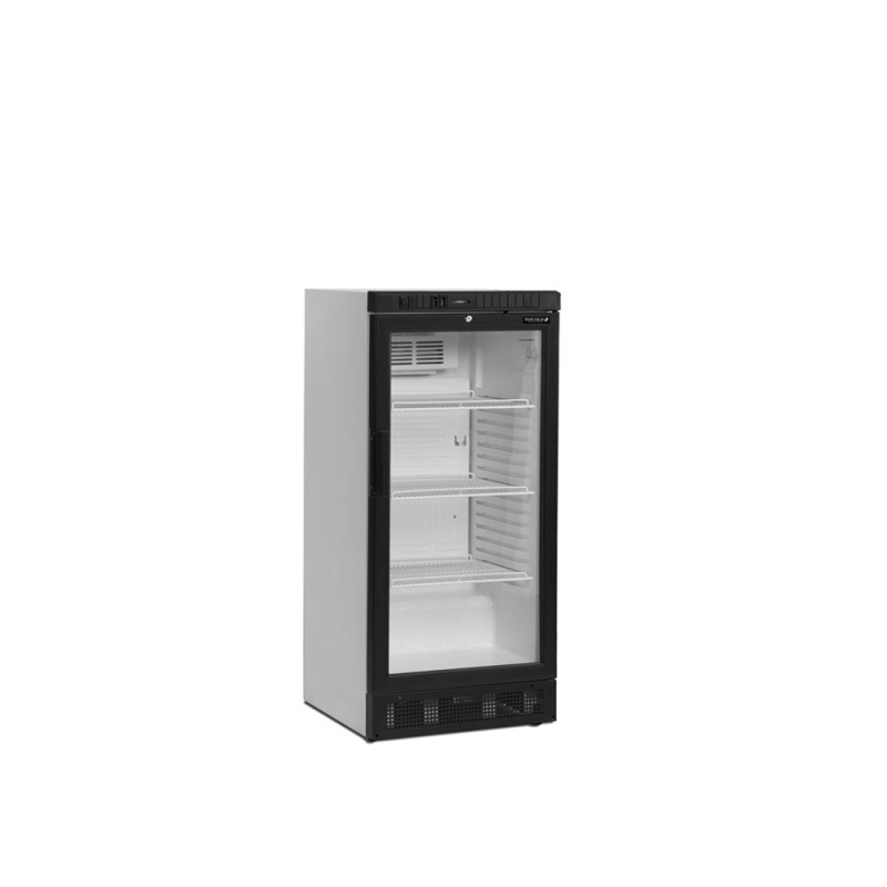 Weißer Glastür-Kühlschrank für Getränke TEFCOLD 190 L Weißer Glastür-Kühlschrank für Getränke TEFCOLD 190 L
