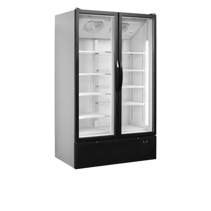 Getränkekühlschrank mit 2 Glastüren TEFCOLD - 652 L: Professionelle Vitrine für Ihre Getränke Getränkekühlschrank mit 2 Glastüren TEFCOLD - 652 L: Professionelle Vitrine für Ihre Getränke