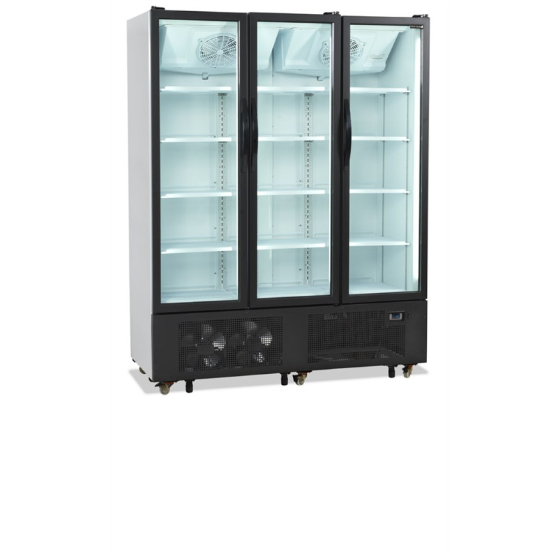 Refrigerated Beverage Cabinet 3 Glass Doors - 825 L TEFCOLD FS1600H: Store your drinks with efficiency and style. Refrigerated Beverage Cabinet 3 Glass Doors - 825 L TEFCOLD FS1600H: Store your drinks with efficiency and style.