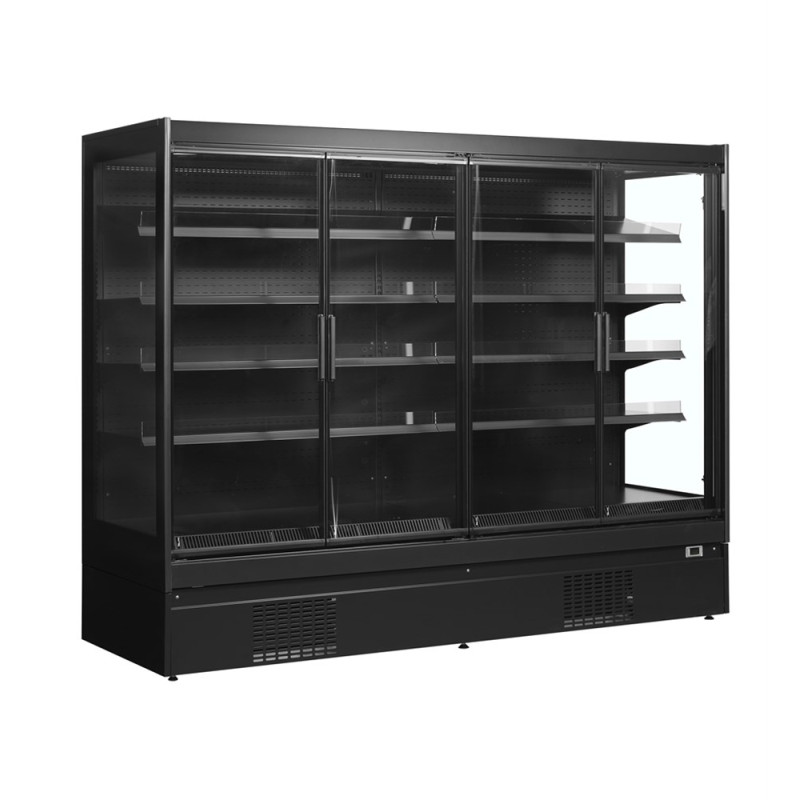 TEFCOLD Koelvitrine Positief Zwart - 1540 L Supermarkt TEFCOLD Koelvitrine Positief Zwart - 1540 L Supermarkt