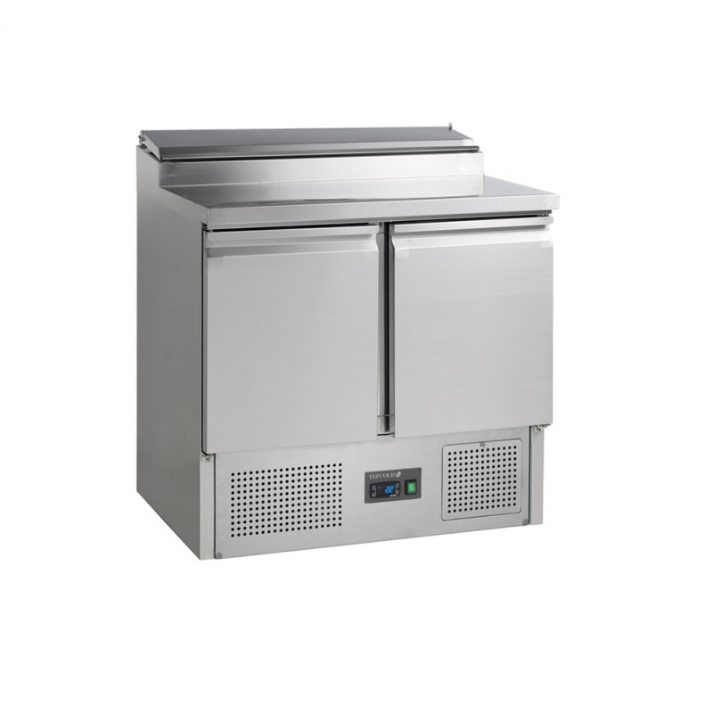 Saladette Koelkast GN 1/1 RVS - 2 Deuren - 201 L TEFCOLD Saladette Koelkast GN 1/1 RVS - 2 Deuren - 201 L TEFCOLD