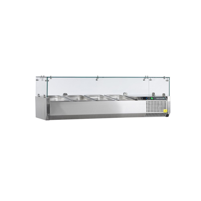 Saladette om neer te zetten TEFCOLD - Statische koeling & GN 1/4 Saladette om neer te zetten TEFCOLD - Statische koeling & GN 1/4