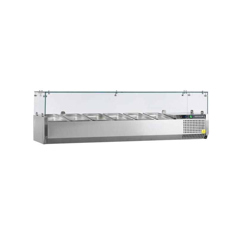 Saladette zum Aufstellen TEFCOLD - 6 GN 1/4 - 40 L: Eleganz und Effizienz in der Küche Saladette zum Aufstellen TEFCOLD - 6 GN 1/4 - 40 L: Eleganz und Effizienz in der Küche