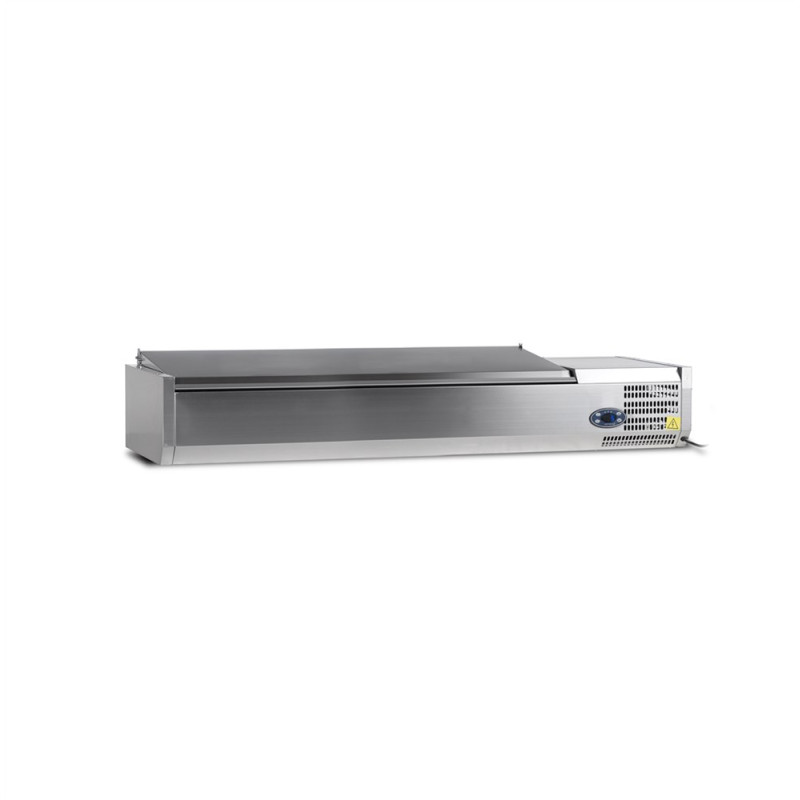 Saladette Inox Statisch 7 GN 1/3 TEFCOLD - Professionelle Qualität Saladette Inox Statisch 7 GN 1/3 TEFCOLD - Professionelle Qualität