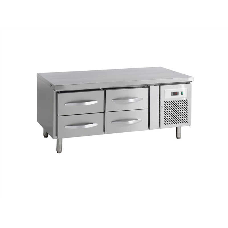 Positive Kühltisch GN 1/1 - 170 L - 4 Schubladen TEFCOLD UC5240 Positive Kühltisch GN 1/1 - 170 L - 4 Schubladen TEFCOLD UC5240