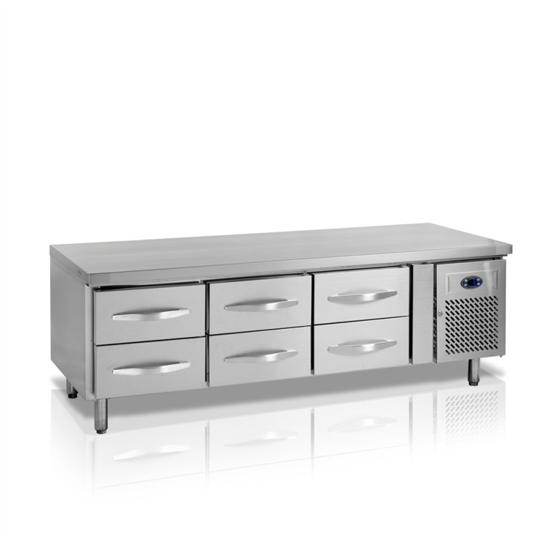Positieve Koelwerkbank GN 1/1 - 262 L - 6 Laden TEFCOLD, Prestaties en Praktisch Gebruik Positieve Koelwerkbank GN 1/1 - 262 L - 6 Laden TEFCOLD, Prestaties en Praktisch Gebruik