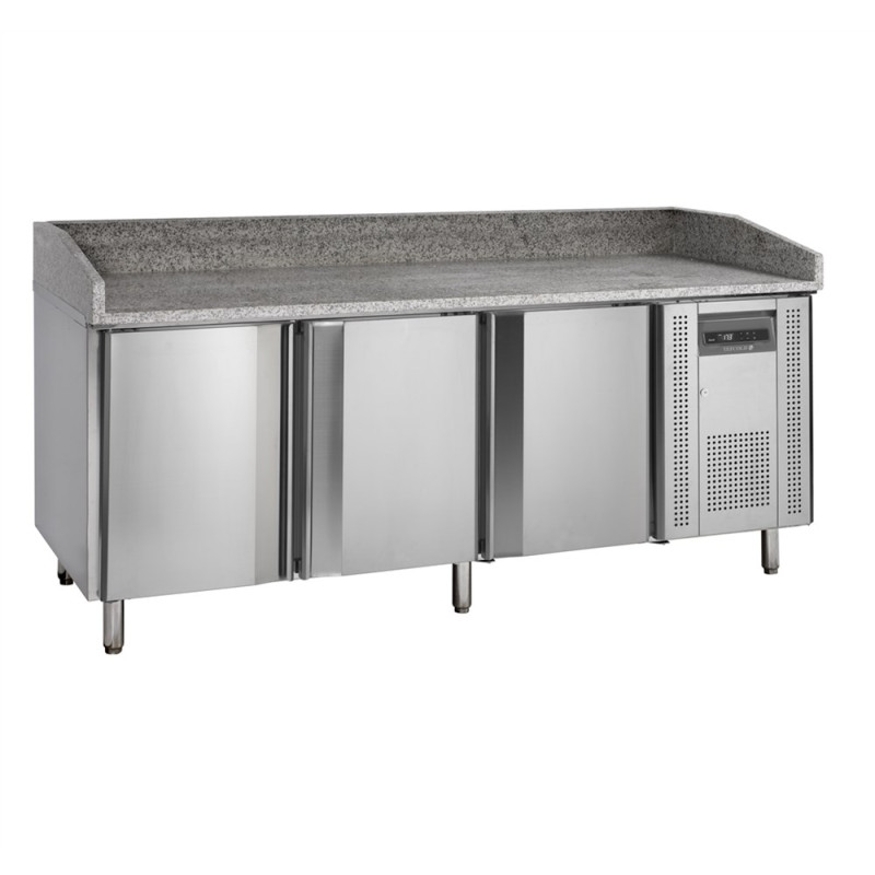 Tafel voor Pizza Inox - 400 x 600 mm - 3 Deuren | Merk TEFCOLD Tafel voor Pizza Inox - 400 x 600 mm - 3 Deuren | Merk TEFCOLD