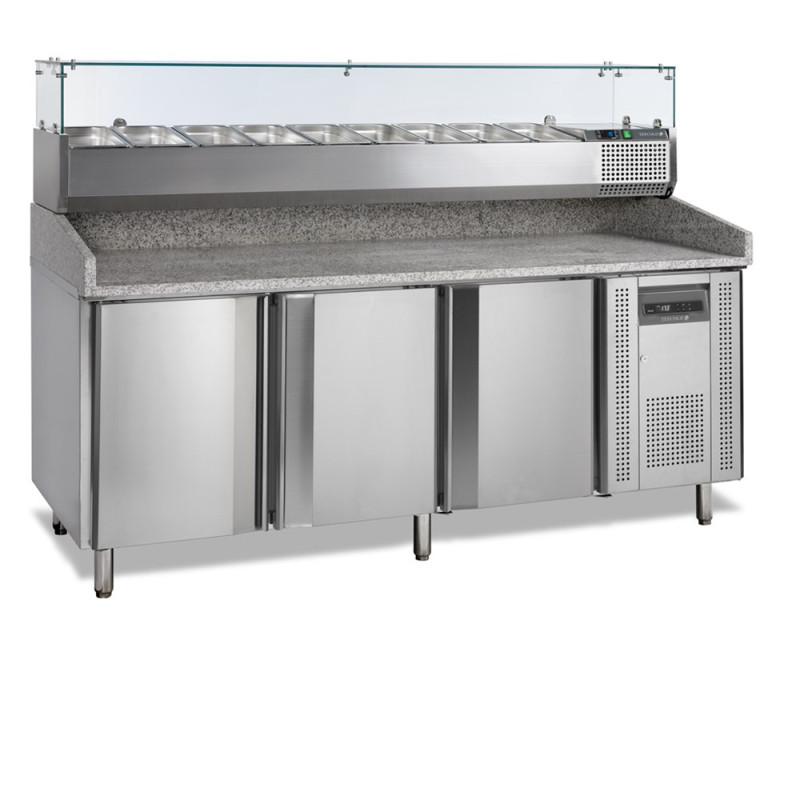 Pizza Cabinet GN 1/3 and GN 1/6 - 3 Doors TEFCOLD: Performance and practicality for professionals Pizza Cabinet GN 1/3 and GN 1/6 - 3 Doors TEFCOLD: Performance and practicality for professionals