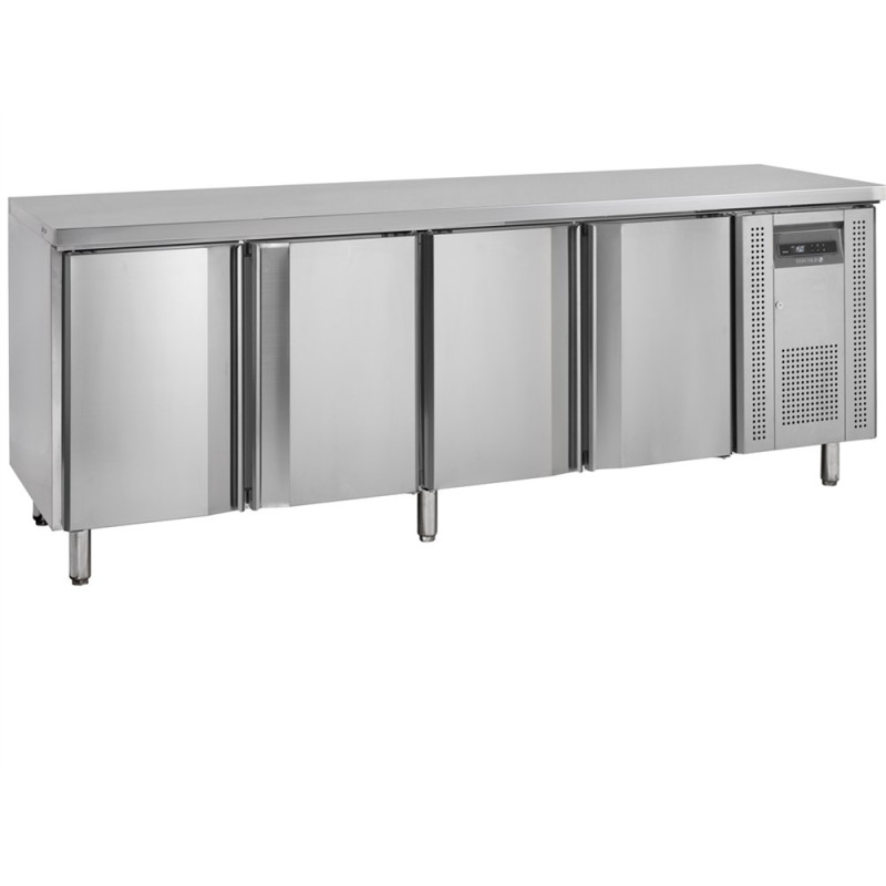 Tischkühler aus Edelstahl - 4 Türen - GN 1/1 von TEFCOLD: Bewahren Sie Ihre Lebensmittel effizient frisch auf Tischkühler aus Edelstahl - 4 Türen - GN 1/1 von TEFCOLD: Bewahren Sie Ihre Lebensmittel effizient frisch auf