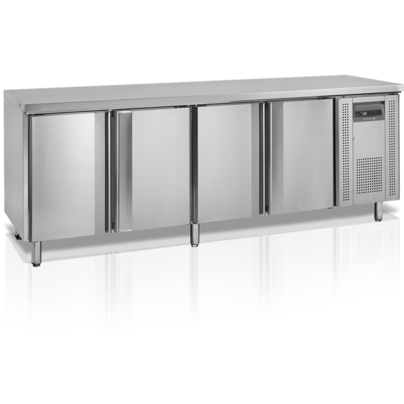 Refroidisseur de Comptoir à Snacks - 4 portes - 460 L | TEFCOLD SK6410 Refroidisseur de Comptoir à Snacks - 4 portes - 460 L | TEFCOLD SK6410