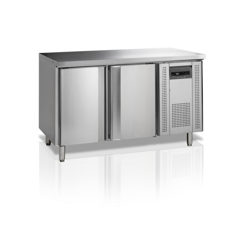 Edelstahl-Kühltisch 2 Türen GN 1/1 TEFCOLD CK7210/-SP - Umluftkühlung, automatische Abtauung Edelstahl-Kühltisch 2 Türen GN 1/1 TEFCOLD CK7210/-SP - Umluftkühlung, automatische Abtauung