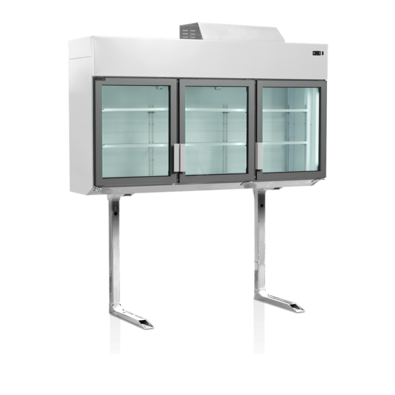 Weißer Supermarkt-Wandtiefkühlschrank - TEFCOLD 628L Weißer Supermarkt-Wandtiefkühlschrank - TEFCOLD 628L