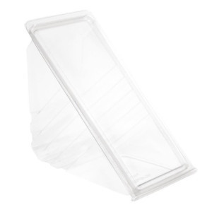 Recycelbare Sandwichboxen Triple Triangle von Faerch - Packung mit 500 Stück