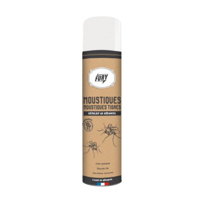 Insektenschutzmittel gegen Mücken & Tigermücken - FURY 400ml: Wirksam für 24 Stunden Insektenschutzmittel gegen Mücken & Tigermücken - FURY 400ml: Wirksam für 24 Stunden