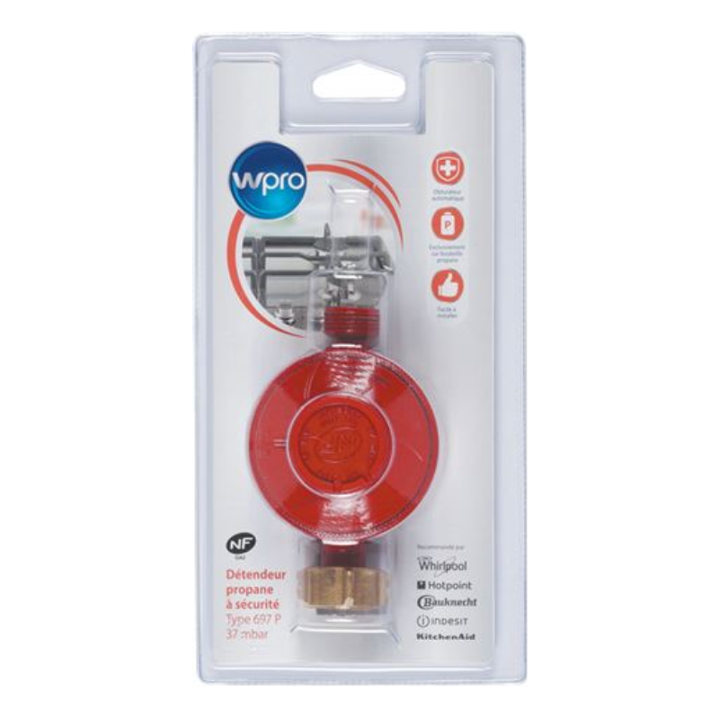 Regulator for Propane Gas Connection for 23 L Gas Fryer - Dynasteel Regulator for Propane Gas Connection for 23 L Gas Fryer - Dynasteel