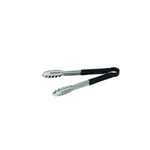 Schwarze PVC-Edelstahlklemme 30 cm - Profiqualität