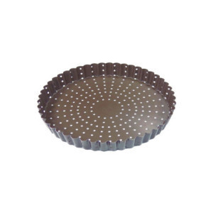 Antihaftbeschichtete, perforierte, geriffelte Tortenform ⌀ 220 mm