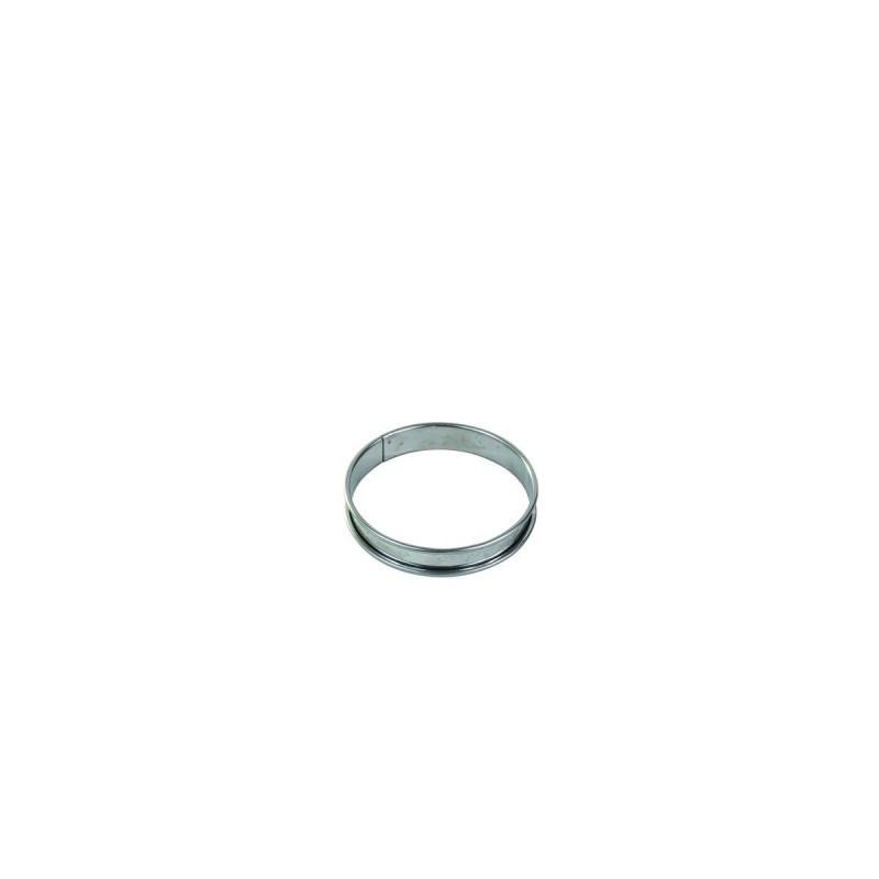 Cercle à tarte Inox Ø100 mm, cuisson parfaite et démoulage facile Cercle à tarte Inox Ø100 mm, cuisson parfaite et démoulage facile