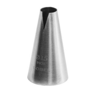Saint-Honoré Tülle Inox ⌀ 15 mm - Gobel GLSH15-C | Präzise Konditoreiabschlüsse