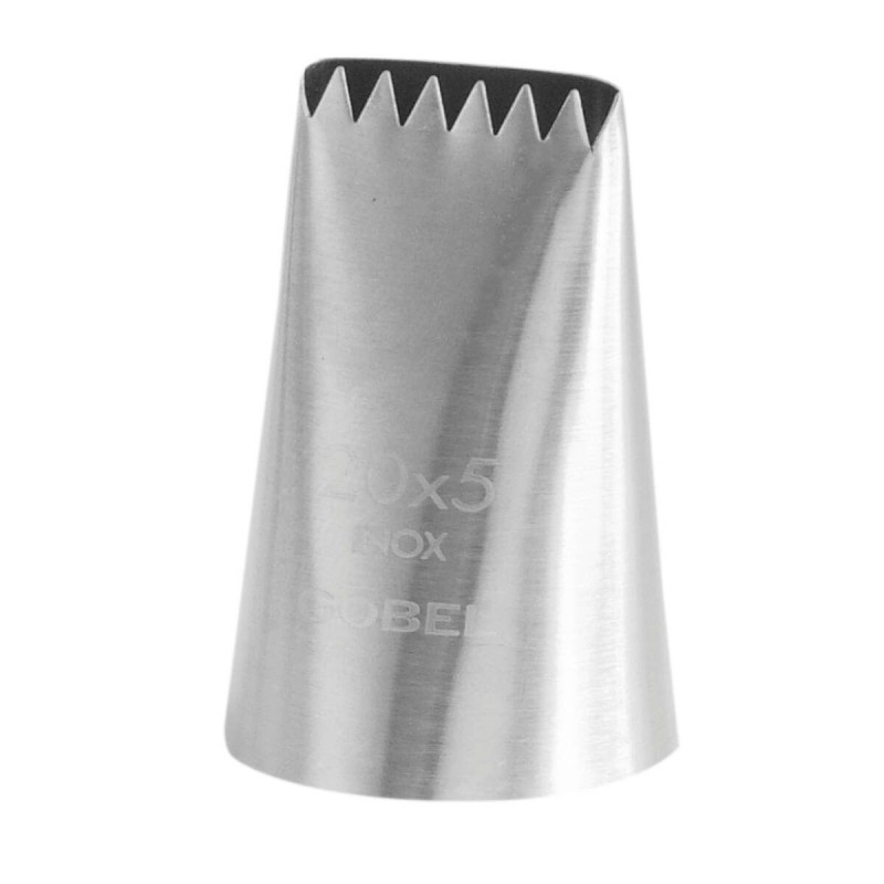 Stainless Steel Fluted Log Socket 6 Teeth - Gobel 20x5 mm Stainless Steel Fluted Log Socket 6 Teeth - Gobel 20x5 mm
