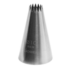 Douille voor Kleine Gebakjes Inox 14 Tanden - Ø 10 mm Gobel GLPF14-C