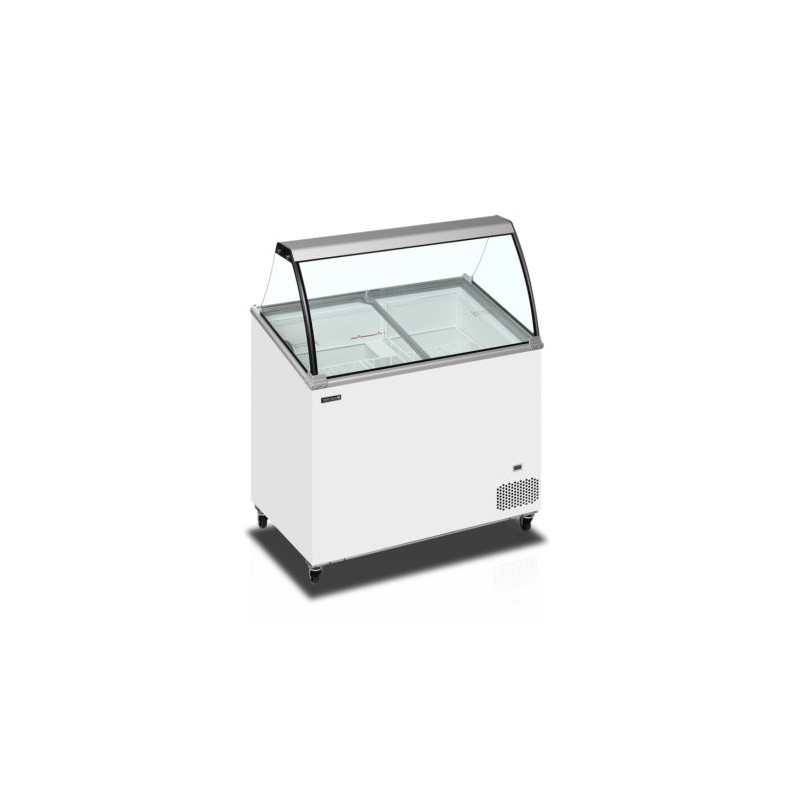 Vitrine à Crème Glacée TEFCOLD - 264 L: Congélateur Décoratif pour Glaces Vitrine à Crème Glacée TEFCOLD - 264 L: Congélateur Décoratif pour Glaces