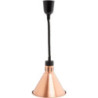 Conical bronze heat lamp - Combisteel: power 250W.