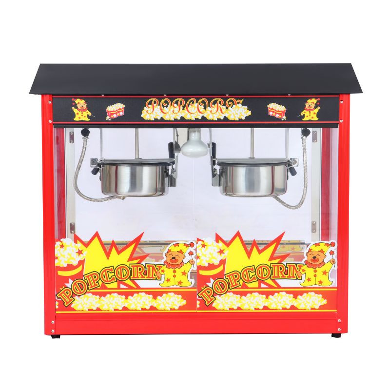 Machine à Pop-Corn Professionnelle Double Dynasteel : Préparez des pop-corns savoureux pour les professionnels Machine à Pop-Corn Professionnelle Double Dynasteel : Préparez des pop-corns savoureux pour les professionnels