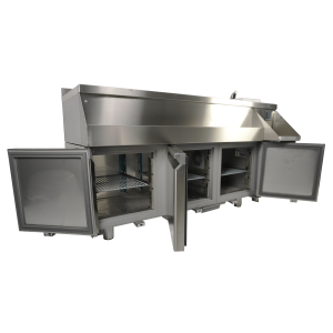 Refrigerated Table 3 Doors with Cocktail Bar - Combisteel