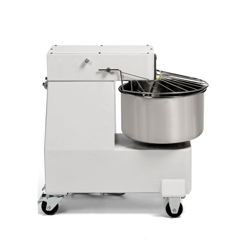 Knetmaschine 50 L mit abnehmbarem Kessel und hochklappbarem Kopf - 2 Geschwindigkeiten - Dynasteel Knetmaschine 50 L mit abnehmbarem Kessel und hochklappbarem Kopf - 2 Geschwindigkeiten - Dynasteel