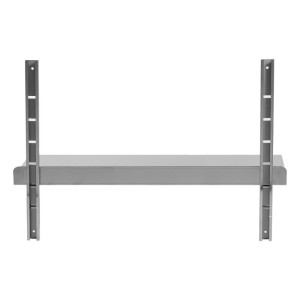 Wandregal aus Edelstahl - L 1000 x T 400 mm - Dynasteel