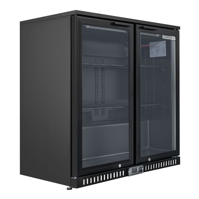 Rückkühlschrank - 2 Glastüren - 209 L - Dynasteel Rückkühlschrank - 2 Glastüren - 209 L - Dynasteel