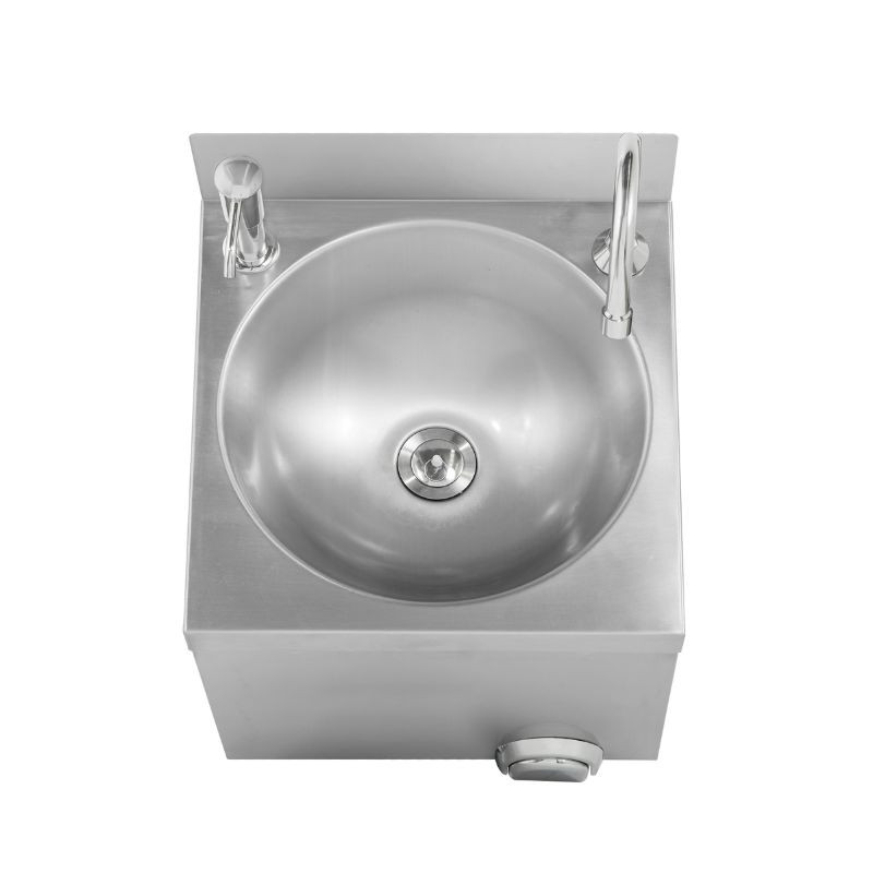 RVS Kniebediende Handenwasser - Dynasteel RVS Kniebediende Handenwasser - Dynasteel