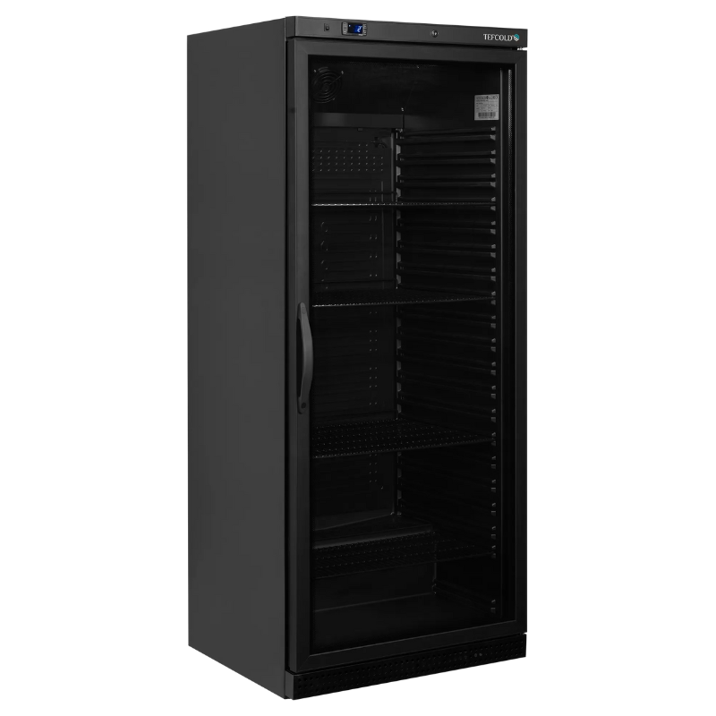 Black Beverage Cabinet GN 2/1 - 605 L - TEFCOLD Black Beverage Cabinet GN 2/1 - 605 L - TEFCOLD