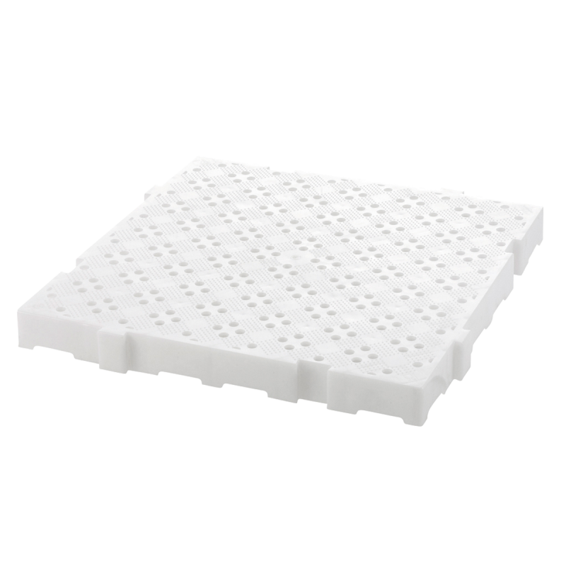 Gitterrost 50 x 50 cm, 50 mm dick, Weiß Gitterrost 50 x 50 cm, 50 mm dick, Weiß
