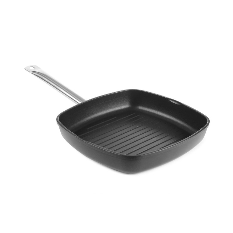 Grillpan met geribbeld gietaluminium - 55 x 29 cm - Merk HENDI - Fourniresto Grillpan met geribbeld gietaluminium - 55 x 29 cm - Merk HENDI - Fourniresto