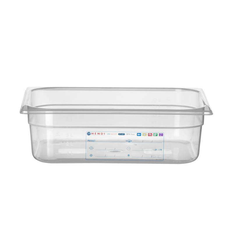 Gastronorm container 1/2 - Brand HENDI - Fourniresto Gastronorm container 1/2 - Brand HENDI - Fourniresto