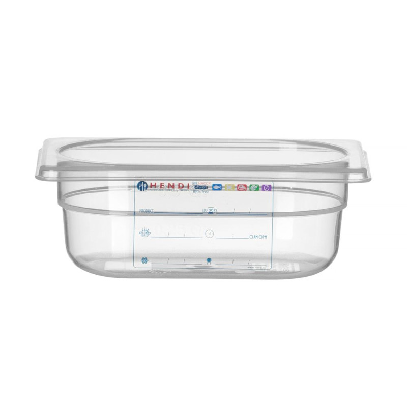 Opslagbox Gastronorm GN 1/9 - 0,6 L - H 65 mm Opslagbox Gastronorm GN 1/9 - 0,6 L - H 65 mm