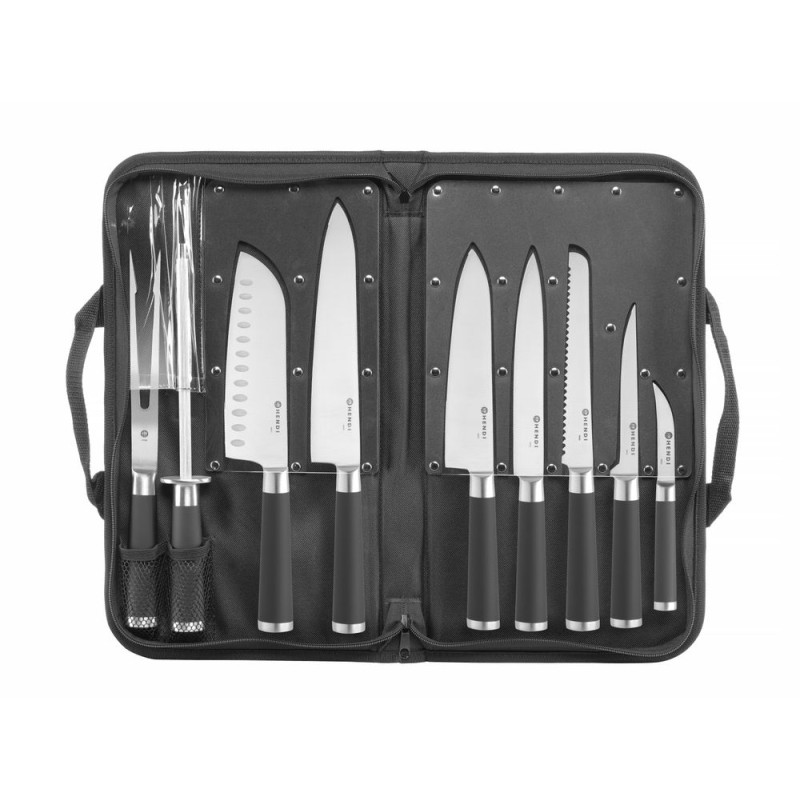 Messerblock 9-teilig - Marke HENDI - Fourniresto Messerblock 9-teilig - Marke HENDI - Fourniresto