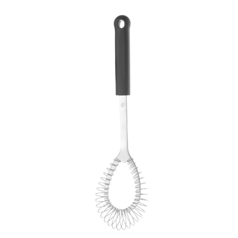 Flat Stainless Steel Whisk with PP Handle - L 160 mm Flat Stainless Steel Whisk with PP Handle - L 160 mm