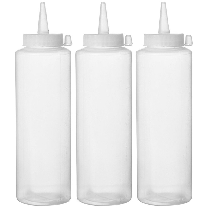 Dispenser bottle sets - 3 pieces - Brand HENDI - Fourniresto Dispenser bottle sets - 3 pieces - Brand HENDI - Fourniresto