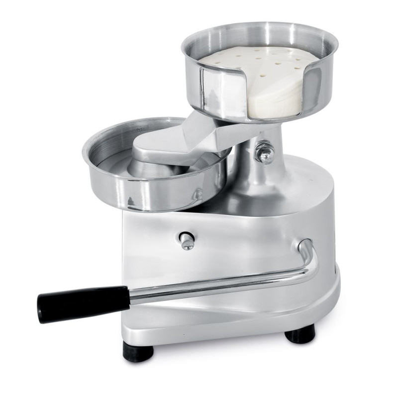 Burger press with lever Burger press with lever