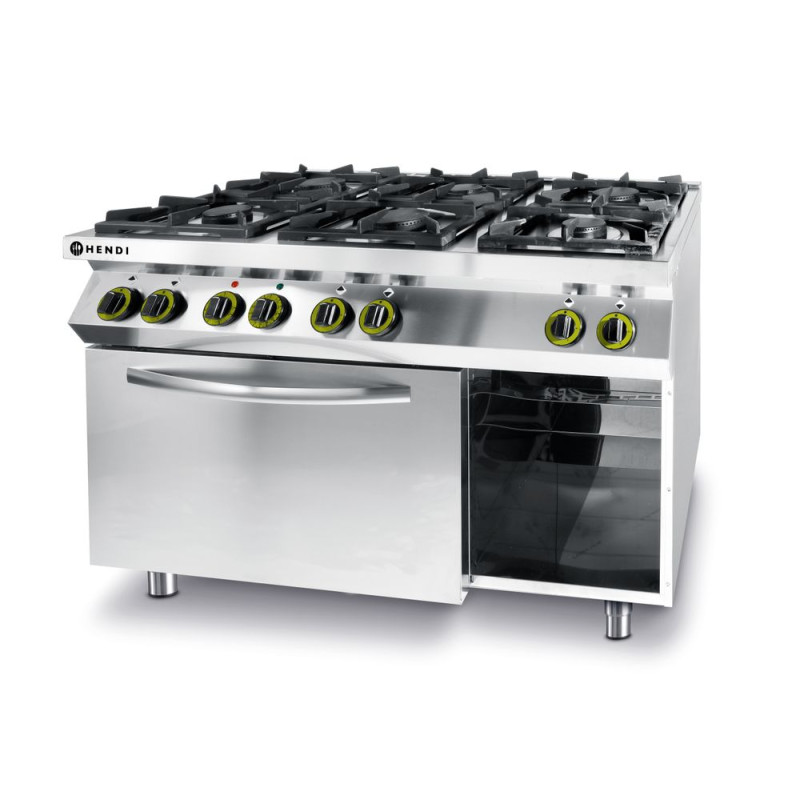 Fourneau Keukenlijn - 6 branders met Elektrische Convectieoven GN 1/1 Fourneau Keukenlijn - 6 branders met Elektrische Convectieoven GN 1/1