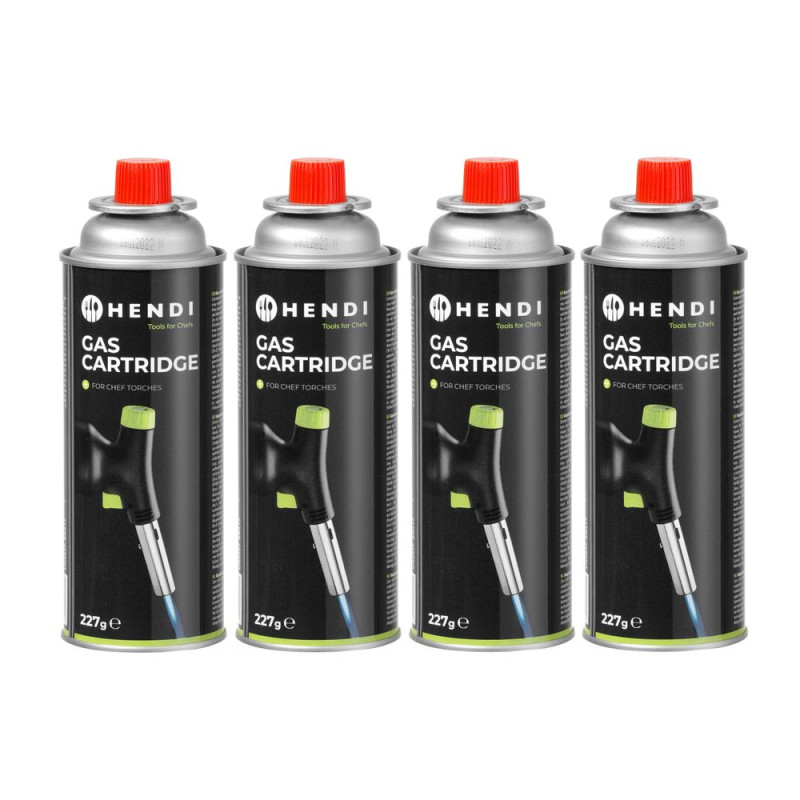 Butangasbomben - Packung mit 4 Butangasbomben - Packung mit 4