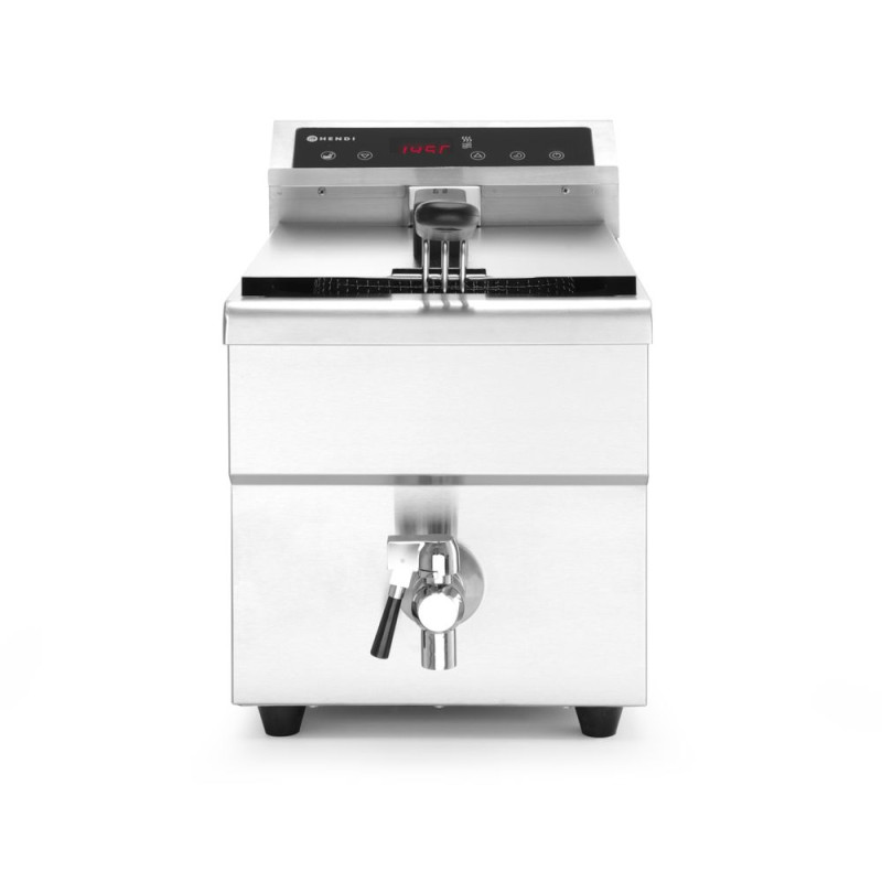 Induction Fryer with Drain Tap - 8 L Induction Fryer with Drain Tap - 8 L