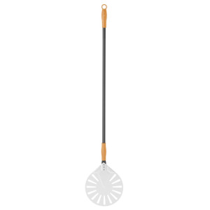 Ronde geperforeerde pizzaschep - 1200 x 230 mm